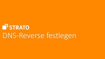 DNS-Reverse festlegen | STRATO Tutorial