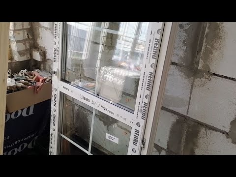 Установка пластиковых балконных дверей своими руками видео