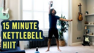 15 Minute Home Kettlebell Home HIIT | The Body Coach TV