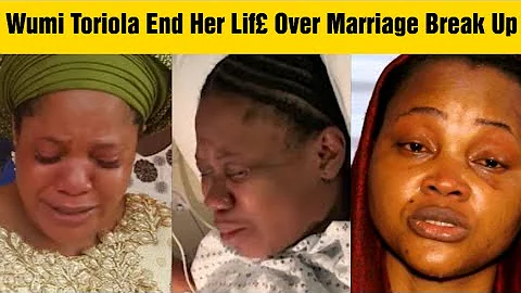Months After Marriage Break Up Wumi Toriola Set To End Her Life
