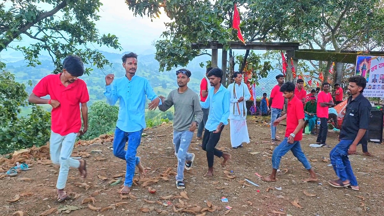 नवरात्रि लास्ट दिन रानी काजल माता मंदिर पर गरबा डांस वीडियो 2025 // Navratri Garba //Adivasi Culture