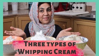How to make Whipped Cream frosting|Dairy,Non-Dairy Whipped Cream, Dream Whip Cream Recipe(Comparing)