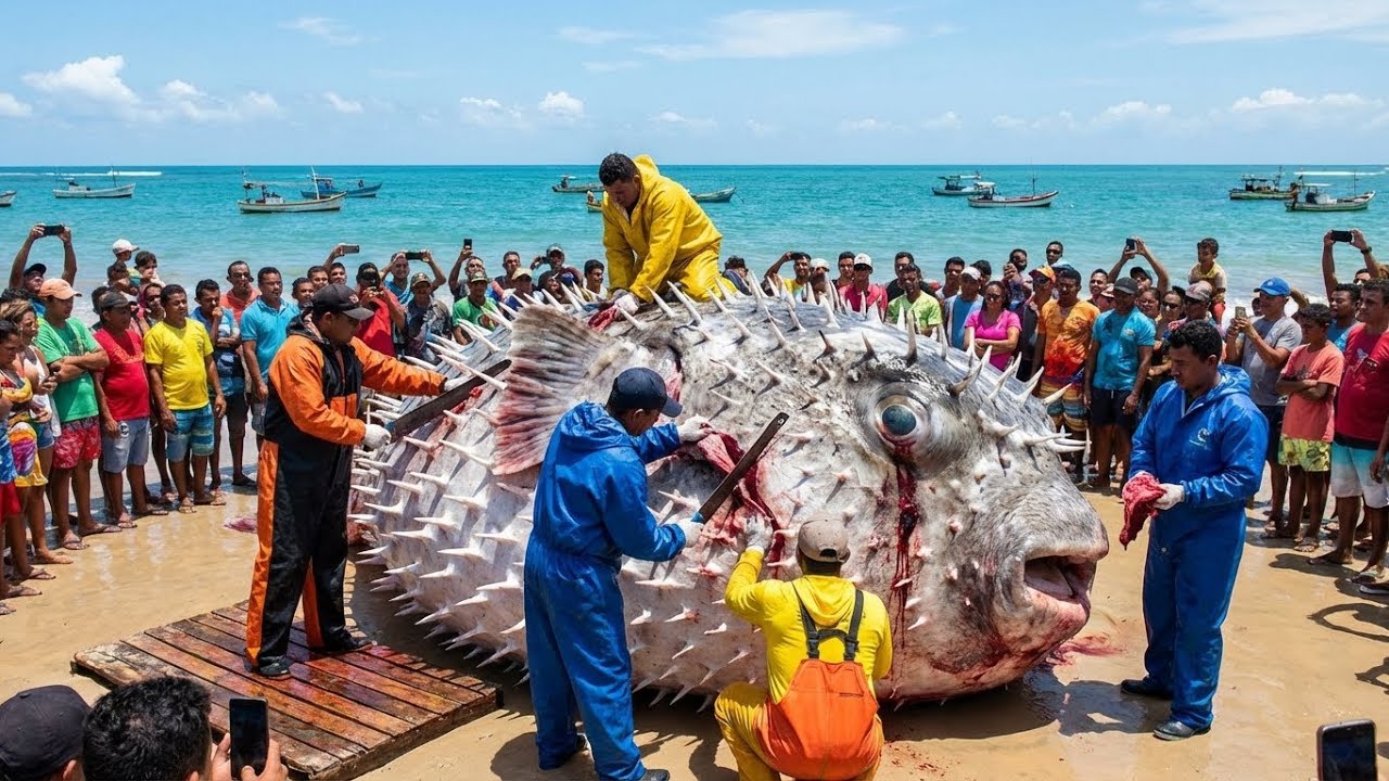 Inside a $500,000 Giant Porcupinefish Haul – Deep-Sea Longline Fishing Documentary