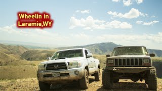 Wheelin in laramie, WY | Taking a JEEP CHEROKEE XJ Off Road