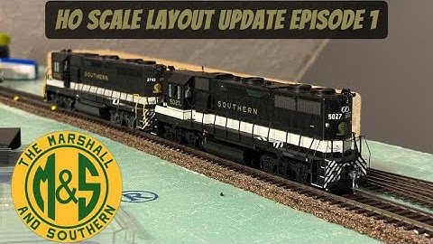 HO Scale Layout Update Episode 1