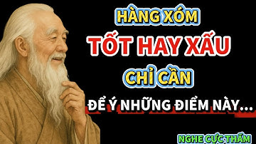 CỔ NHÂN DẠY - Hàng xóm tốt hay xấu? Chỉ cần nhìn 6 điểm này là biết ngay.