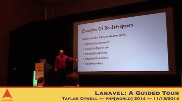 Taylor Otwell — Laravel: A Guided Tour — php[world] 2014