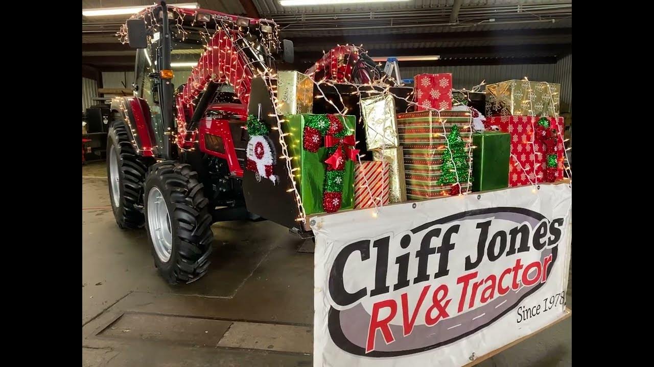 Fantasy of lights in Sealy, Texas getting our tractor and RV ready