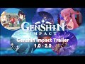 Genshin Impact All Version Trailers 1.0 - 2.0 | Genshin Impact