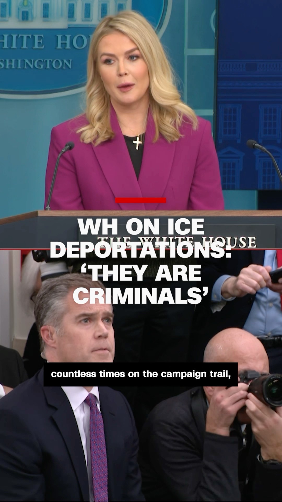 White House on ICE deportations: 'They are criminals'