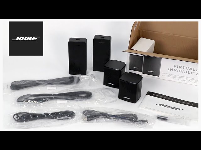 landing udarbejde Regeringsforordning Bose Virtually Invisible 300 – Unboxing + Setup - YouTube