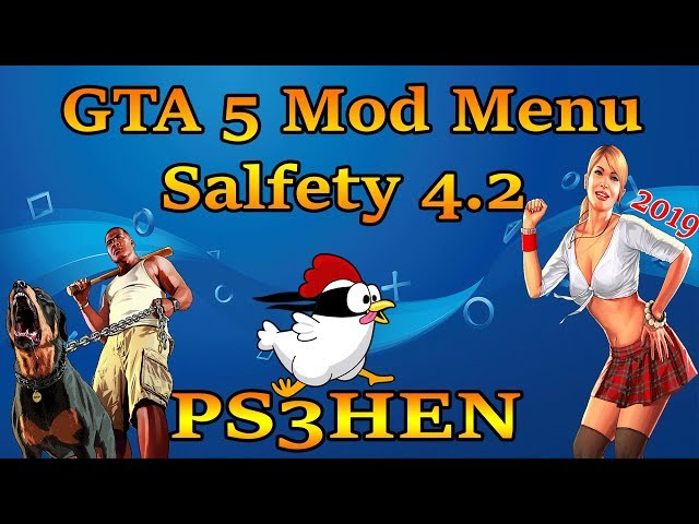 How To Install Salfety 4.2 GTA 5 Mod Menu BLES/BLUS PS3HEN 2019 