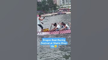 Dragon Boat Racing Festival at Shatin River Hk #shortvideo #shortsvideo #shorts #short