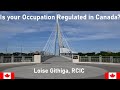 Regulated Occupations in Canada - Things you must know