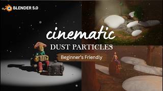 How I created Dust Particles in Blender | Blender Tutorial | Blender 5.0