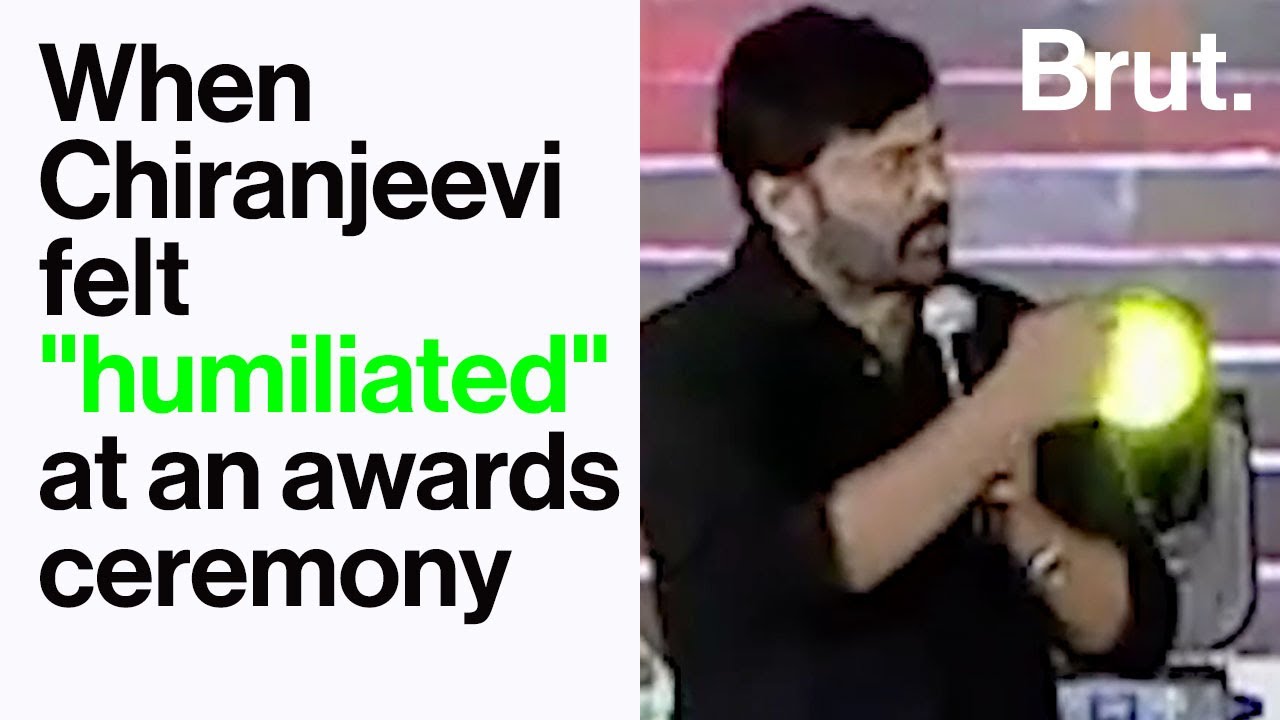 When Chiranjeevi felt humiliated at an awards ceremony