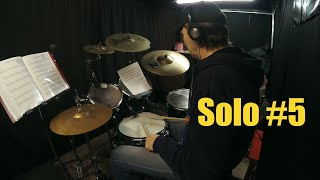 Solo #5 - Charley Wilcoxon (150 Rudimental Solos) + hi-hat & kick