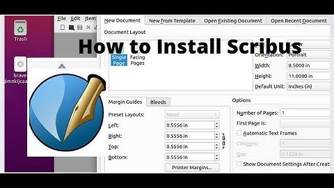 How to Install Scribus Design app in Linux