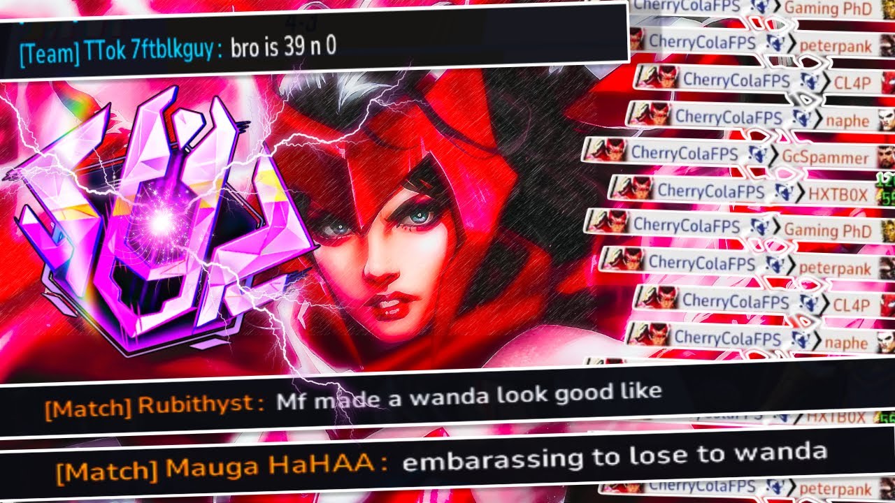 ‘CherryColaFPS’ makes Scarlet Witch look OP in HIGH ELO lobbies | Eternity Montage