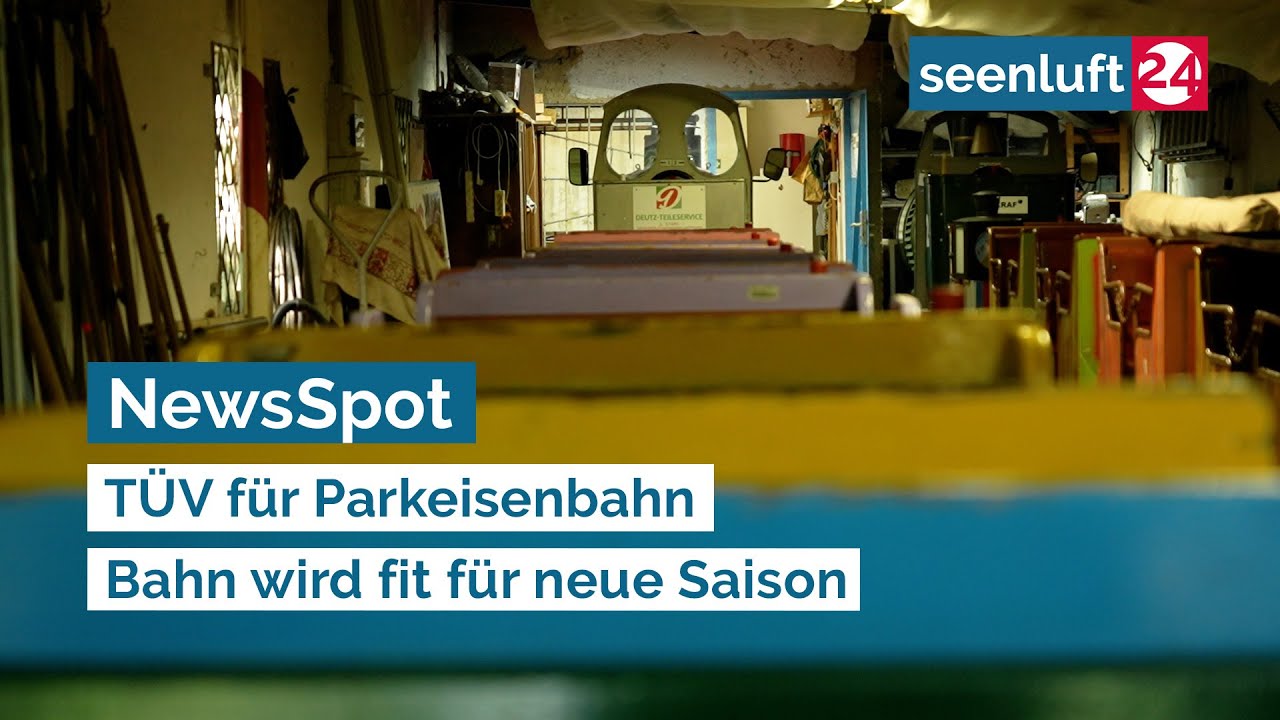 NewsSpot:  TÜV für Parkeisenbahn-Loks in Lauchhammer