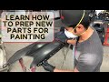 Beginners guide how to prep new car parts before painting  revemoto