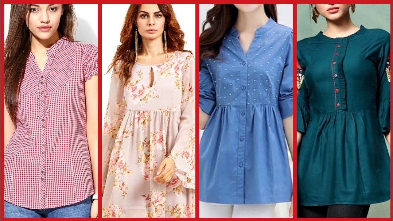 Elegant Top Shirt And Kurtis Ideas Designer Designs Classic Clothes ...