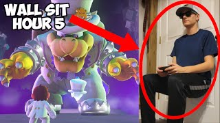 Can You Beat Super Mario Odyssey While Wall Sitting?