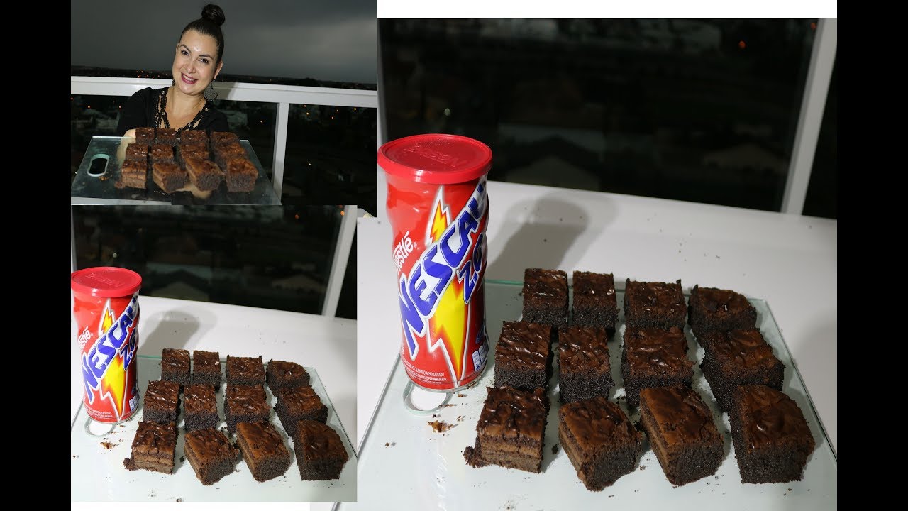 O MELHOR BROWNIE DE NESCAU DO MUNDO SUPER MOLHADINHO SEM CHOCOLATE EM BARRA