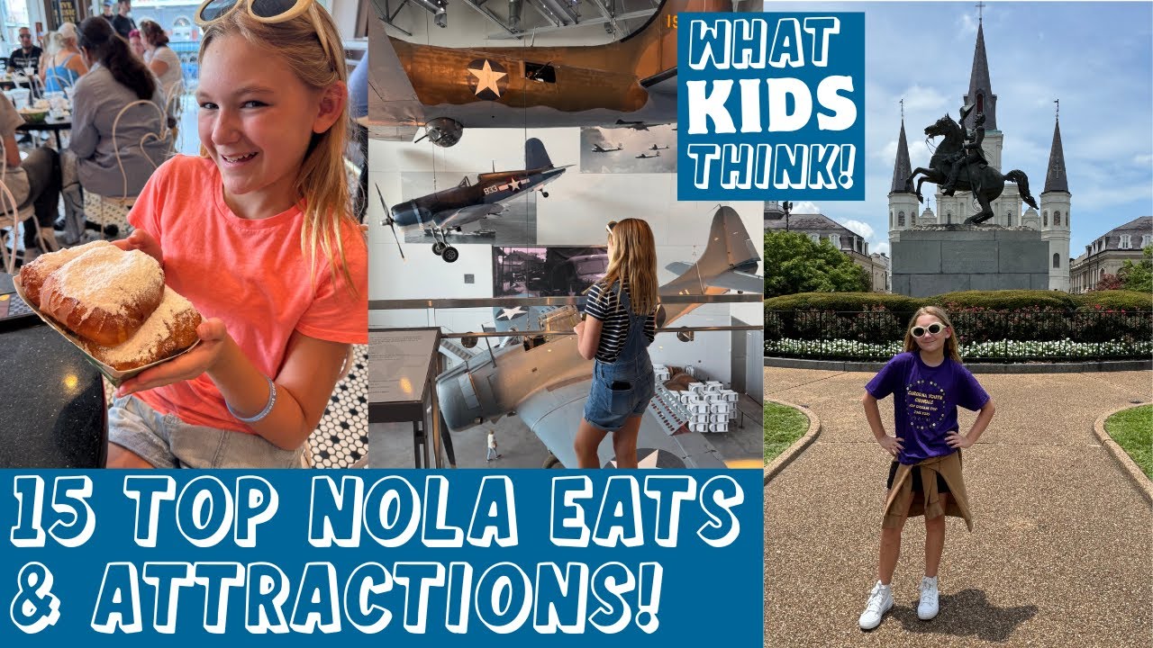 NEW ORLEANS Best Family Attractions & Eats I NOLA Crescent City ...