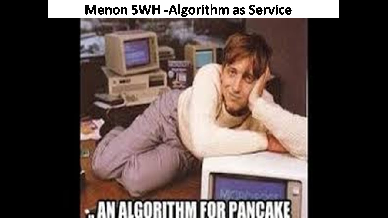Algorithm as Service - the future paradigm