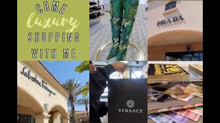 COME LUXURY SHOPPING WITH ME - Premium Outlets Camarillo, CA - Versace,  Ferragamo, Tory Burch, Coach - YouTube