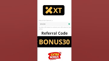 XT.com referral code: BONUS30 ✅ How to use it?