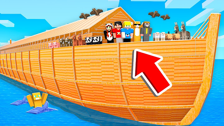 Fizemos a Maior Viagem com a Arca de Noé no minecraft