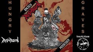 REVERSED Hungry Graves
Arising from Vancouver’s potent extreme metal mire, REVERSED initially materialized in 2015 through a dedication to the SPIRIT of real DEATH METAL and a rabid OBSESSION with DEATH. Guided by more passion than execution, this collection of well-honed ghouls quickly fell into a sepulchral trance to channel a singular form of necrotic, razor-lined heavy metal devilry.
Dying to crack open the tomb, REVERSED harnessed and released the Widow Recluse demo tape into the wild in 2018 via Muerto En La Cruz and the recently closed Temple of Mystery. Showcasing the band’s gestating lunacy, the demo revealed shades of black, death, and thrash violently assembled into a refined vision of chaotic mayhem - a runaway train barely remaining on the rails. Due to wild demand, this was immediately followed by vinyl and CD versions on Temple of Mystery in 2019.
Afterward, a string of live shows displayed the wretched results across Western Canada and the USA, playing alongside Aura Noir, Morbid Saint, Antediluvian, Witch Vomit, and more. What followed was a period of cloistered writing and conspiring while the world writhed in torment by the festering plague.
Two rough tracks destined for the eventual full length album were recorded in the REVERSED ritual space and released on limited tape by Bent Window Productions. This was to be fully realized on the REVERSED debut LP Wildly Possesed, heralding the dawn of a more aggressive and voracious worship of the ultimate extreme metal essence - 1986 - where labels of DEATH, BLACK, SPEED and THRASH were interchangeable.
The album was recorded at the infamous Fiasco Bros. Studios where Blasphemy recorded their legendary albums, mixed and mastered by Marco S. Vermiglio at The Forge Music Productions, and unleashed by infamous Irish underground devotee Invictus Productions in Spring 2024.
Lineup:
Rusted Blade - Vocals and guitar
Restless Grave - Guitar and vocals
Wretched Intrancer - Bass
M.S. Nigredo - Drums
Facebook: https://www.facebook.com/Reversedmetalofdeath/
Instagram: https://www.instagram.com/reversed.death/
Website: RVRSD.CA
Invictus Productions: www.invictusproductions.net
Facebook: https://www.facebook.com/InvictusProductions
Instagram: https://www.instagram.com/invictus_productions/
Bandcamp: https://invictusproductions666.bandcamp.com/
Twitter/X: https://twitter.com/InvictusProd REVERSED Hungry Graves