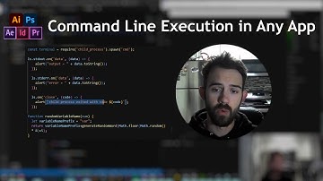 Adobe Extension Tutorial: Command Line Execution in Any App