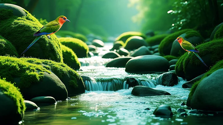 FOREST STREAM SOUNDS, GENTLE BIRD SONG, RELAXING NATURE SOUNDS, COLLABORATION WITH, GoodMorningBirds