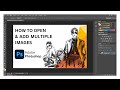 How to add and open images to edit in Photoshop // How to resize an image in Photoshop