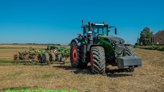 Fendt 1050 Vario met Amazone Cenius 7003-2TX bij Hilaire Van der Haeghe