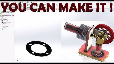 Solidworks Complete Project Stirling Engine-7-Cylinder Packing Emballage de cylindre-PART DESIGN-