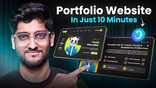 Build Professional Portfolio Website in JUST 10 mins | FREELANCING MASTERCLASS For Beginners 2026