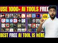 Use 1000+ Ai Tools For Free In One Place 😮 | Best Free Ai Tool 2025 ||