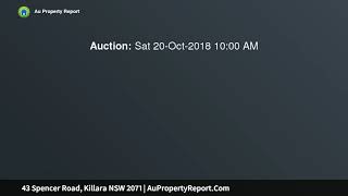 43 Spencer Road, Killara NSW 2071 | AuPropertyReport.Com