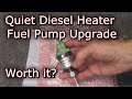 Diesel Heater Quiet Fuel Pump Upgrade