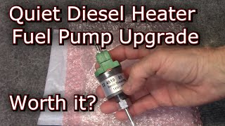 Diesel Heater Quiet Fuel Pump Upgrade