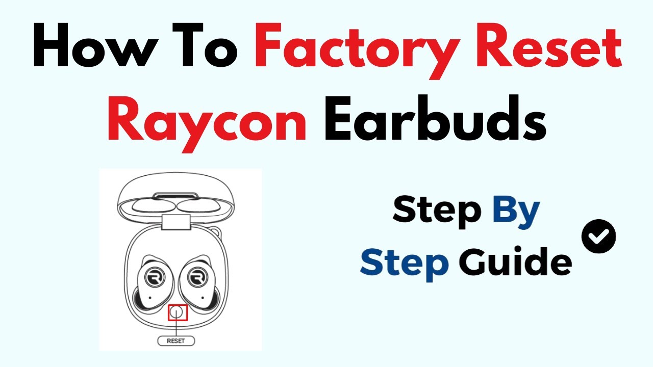 How To Factory Reset Raycon Earbuds - YouTube