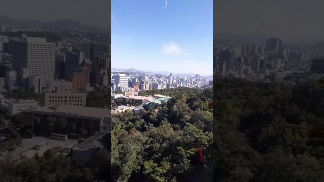 Cable car to Namsan Tower 