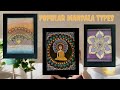 Popular Mandala Types | Mandala Art Forms | How to draw colorful mandala