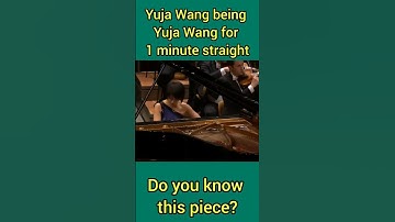 Yuja Wang being Yuja Wang for 1 minute straight