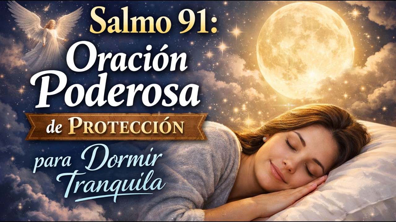 Salmo 91 Oración Poderosa para Dormir Tranquila | Protección de Dios ...