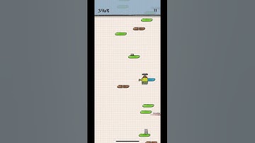 DoodleJump 10,000 points speedrun in 27.5 seconds